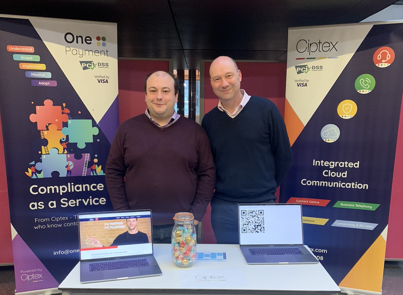 Image of Ciptex employees at MMU open evening